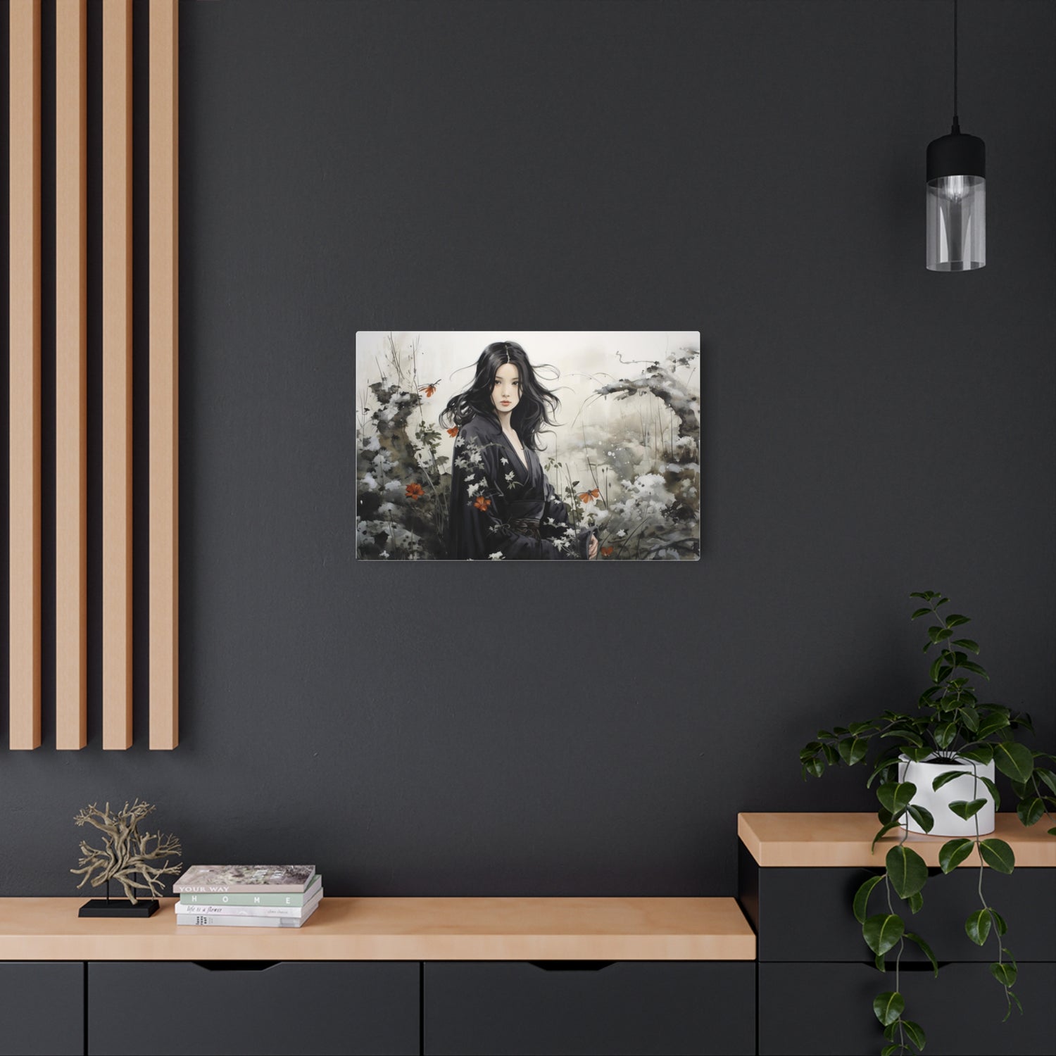 Metal Art Ethereal Geisha Garden Wall Décor - The Art Hub