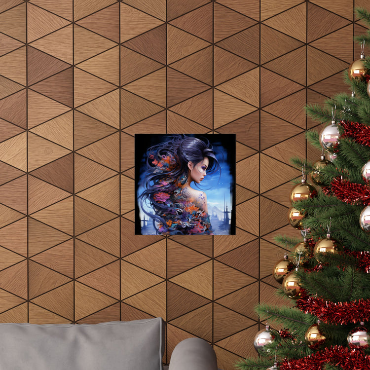 Fantasy Vertical Poster — Minimal Modern Wall Art - The Art Hub