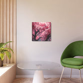 Cherry Blossom Metal Art Sign — Pink Floral Wall Decor - The Art Hub