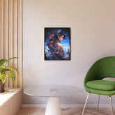 Metal Art — Ethereal Asian Fantasy Woman Wall Decor (Koi & Dragon Tattoo) - The Art Hub