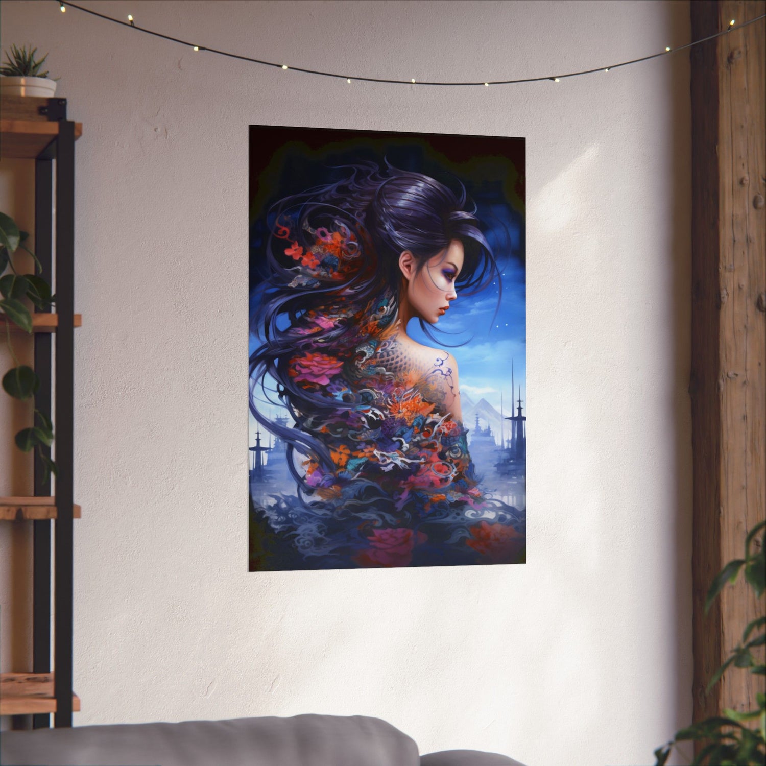 Fantasy Vertical Poster — Minimal Modern Wall Art - The Art Hub