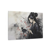 Metal Art Elegant Geisha & Cat Wall Decor - The Art Hub