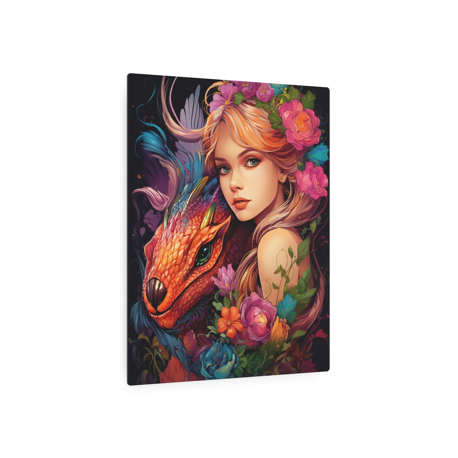 Fantasy Metal Art – Decorative Wall Plaque - The Art Hub