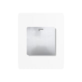 Metal Wall Art Sign — Monochrome Portrait of Woman with Floral Accents - The Art Hub