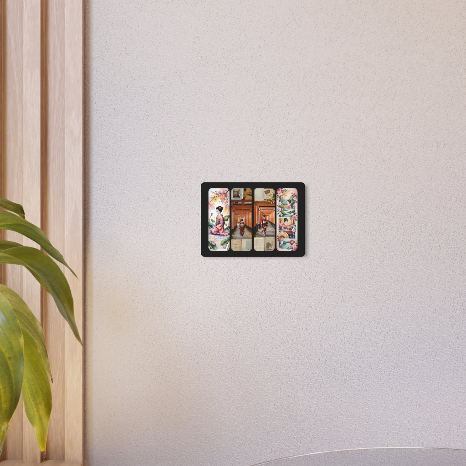 Asian Vintage Collage Metal Art - The Art Hub