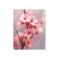 Cherry Blossom Metal Art Sign — Pink Floral Wall Décor