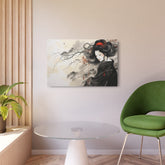 Metal Art Elegant Geisha Wall Plaque (Asian Ink-Style Décor) - The Art Hub