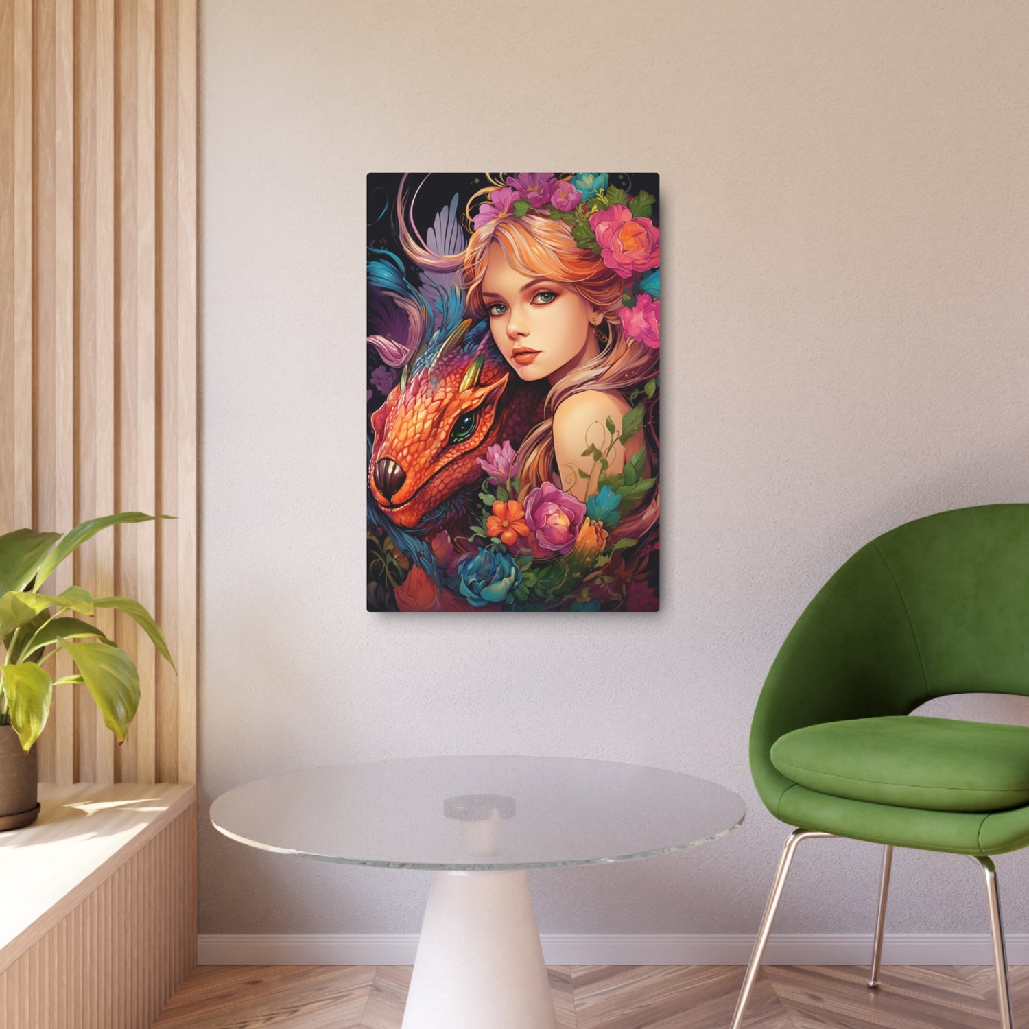 Fantasy Metal Art – Decorative Wall Plaque - The Art Hub