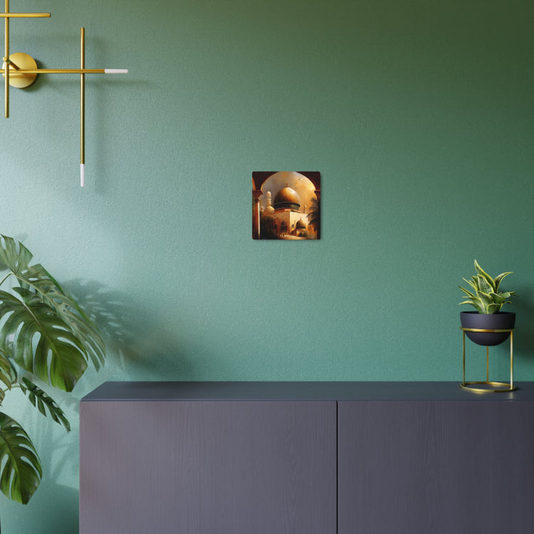 Metal Art Golden Mosque Dome Wall Art (Islamic Architecture Decor) - The Art Hub