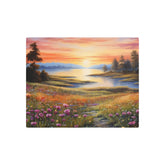 Metal ArtSunset Meadow Landscape Wall Art - The Art Hub