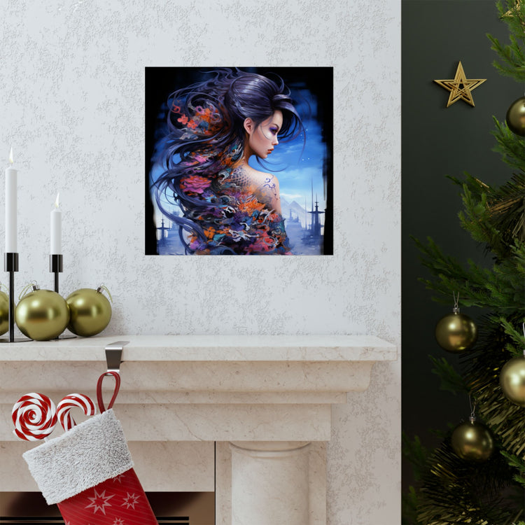 Fantasy Vertical Poster — Minimal Modern Wall Art - The Art Hub