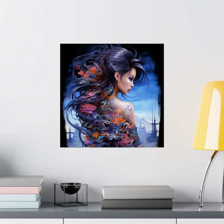 Fantasy Vertical Poster — Minimal Modern Wall Art - The Art Hub