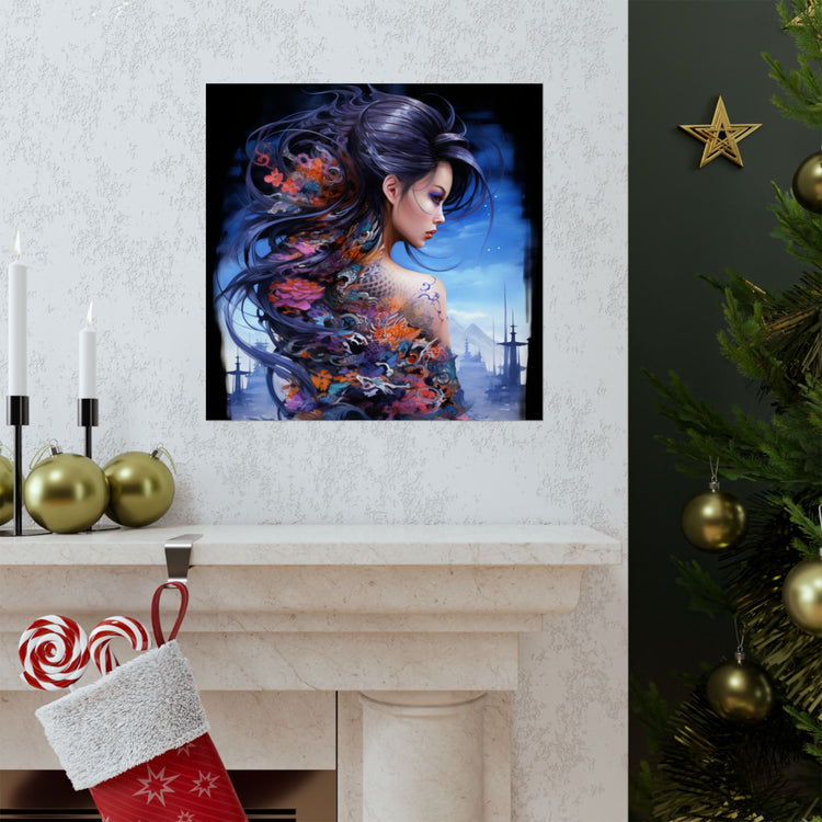 Fantasy Vertical Poster — Minimal Modern Wall Art - The Art Hub