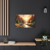 Metal Art Tranquil Sunset River Landscape Wall Decor - The Art Hub