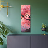Cherry Blossom Metal Art Sign – Japanese Sakura Wall Decor - The Art Hub