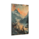 Chinese Landscape Art — Tranquil Mountain Lake Landscape - The Art Hub