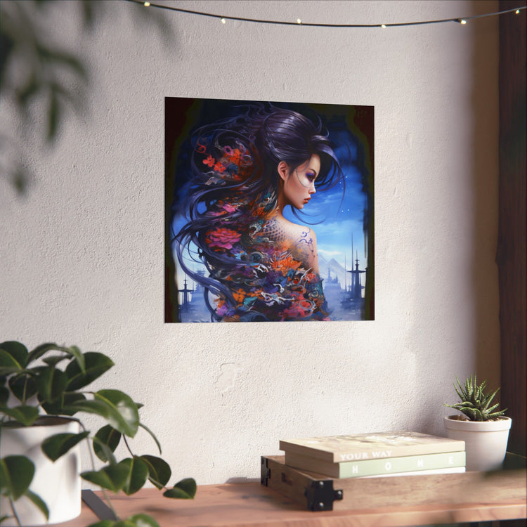 Fantasy Vertical Poster — Minimal Modern Wall Art - The Art Hub