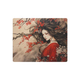 Metal Art Japanese Geisha Cherry Blossom Wall Decor - The Art Hub
