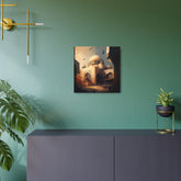 Islamic Mosque Metal Art Desert Sunrise Architectural Wall Decor - The Art Hub