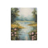 Metal Art - Tranquil Lakeside Meadow Landscape Wall Decor - The Art Hub