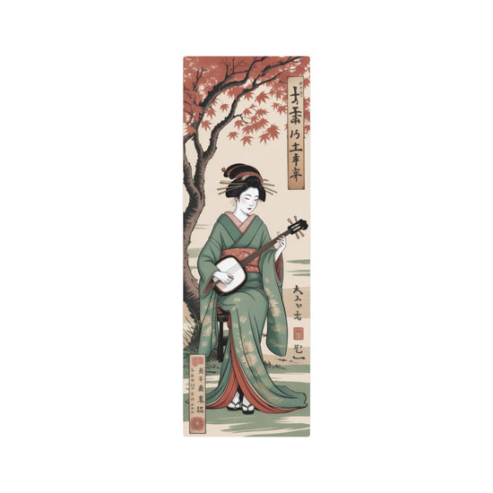 Japanese Geisha Metal Art Vintage Ukiyo-e Wall Décor - The Art Hub