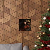 Matte Vertical Poster — Asian Warrior Woman with Dragon Art Print - The Art Hub