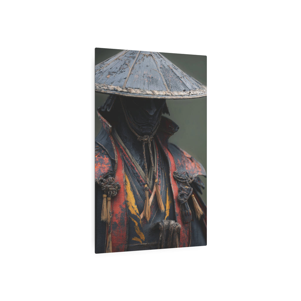 Metal Art Sign — Samurai Warrior Rustic Metal Wall Plaque