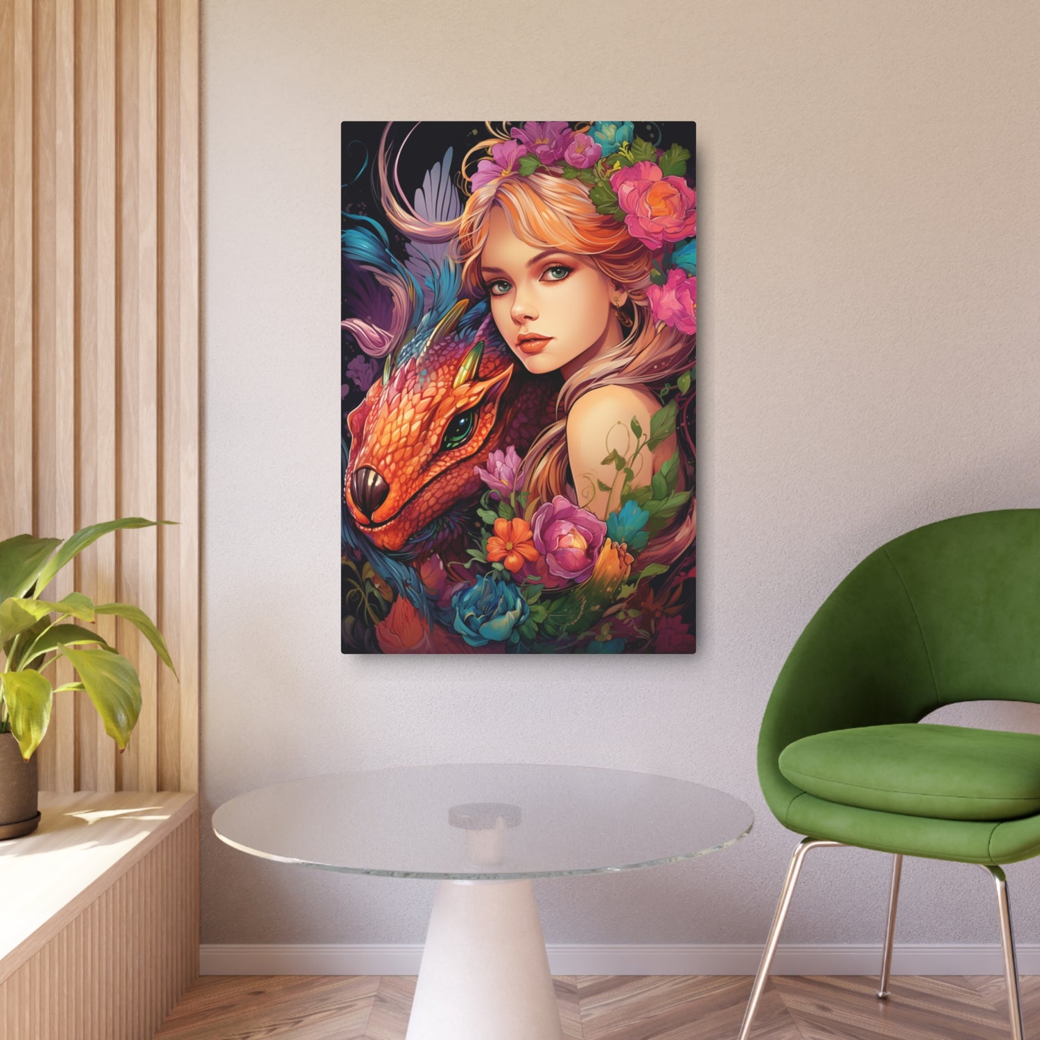 Fantasy Metal Art – Decorative Wall Plaque - The Art Hub