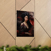 Dragon Empress Matte Poster — Dark Fantasy Portrait Wall Art - The Art Hub