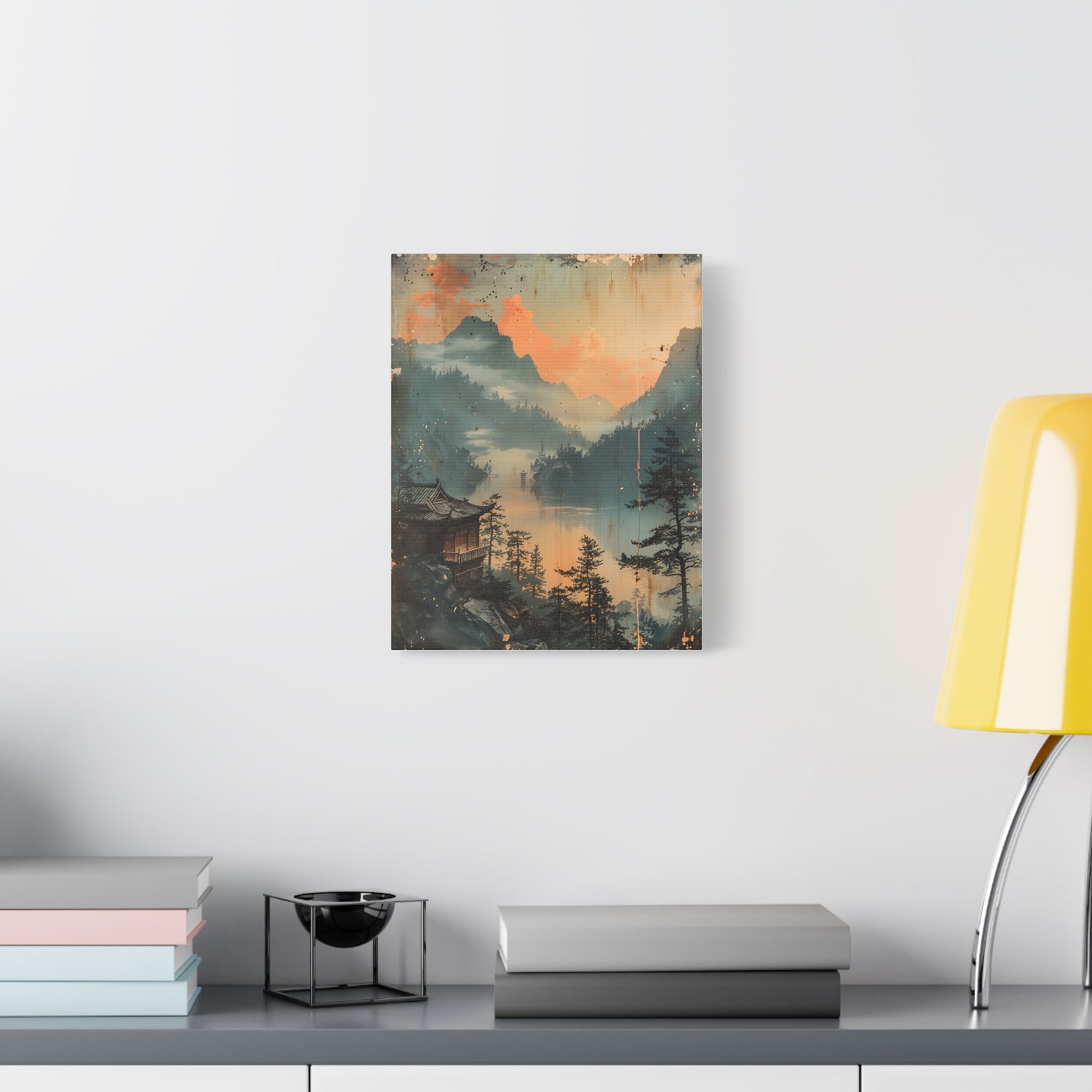 Chinese Landscape Art — Tranquil Mountain Lake Landscape - The Art Hub