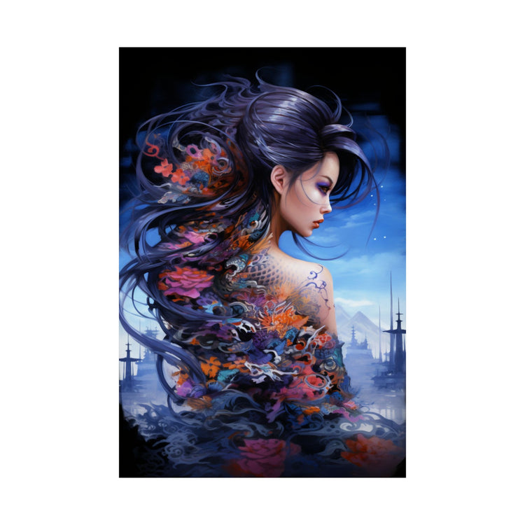 Fantasy Vertical Poster — Minimal Modern Wall Art - The Art Hub