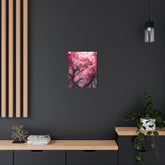 Cherry Blossom Metal Art Sign — Pink Floral Wall Decor - The Art Hub