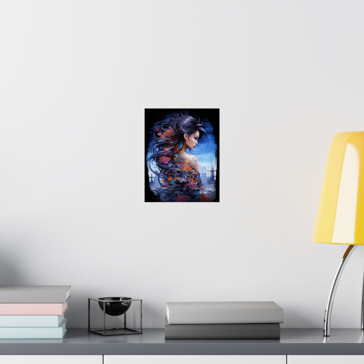 Fantasy Vertical Poster — Minimal Modern Wall Art - The Art Hub
