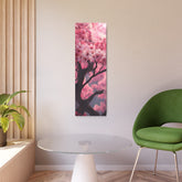 Cherry Blossom Metal Art Sign — Pink Floral Wall Decor - The Art Hub
