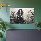 Metal Art Ethereal Geisha Garden Wall Décor - The Art Hub