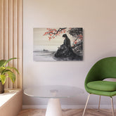 Metal Art Japanese Geisha Landscape Wall Art - The Art Hub