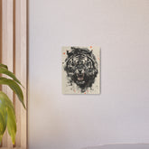Roaring Tiger Metal Art Sign Fierce Wall Decor for Home, Office & Garage - The Art Hub