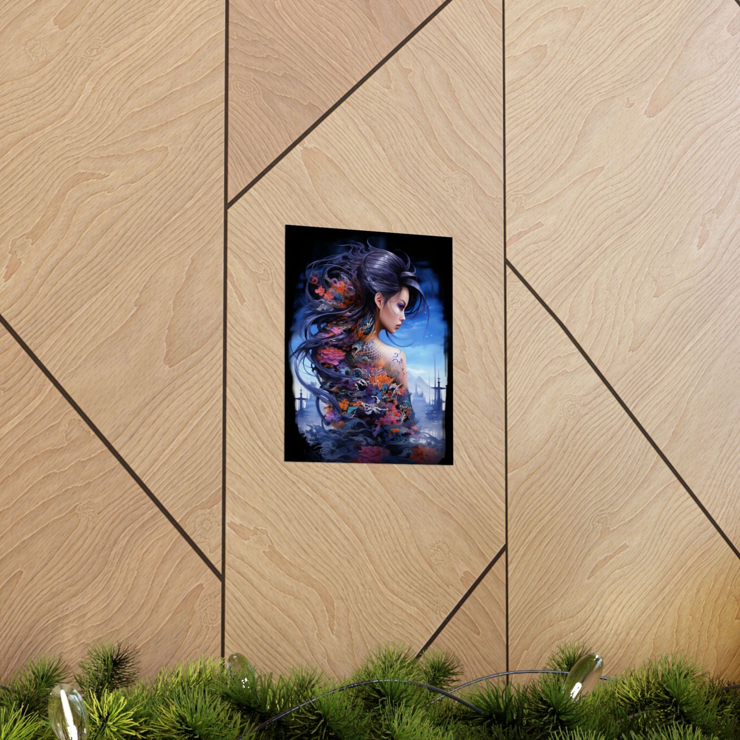 Fantasy Vertical Poster — Minimal Modern Wall Art - The Art Hub