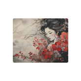 Oriental Geisha Metal Art Floral Japanese Wall Decor - The Art Hub