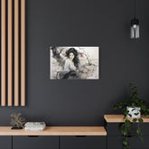 Asian Ink Painting Metal Art Serene Geisha Wall Decor - The Art Hub