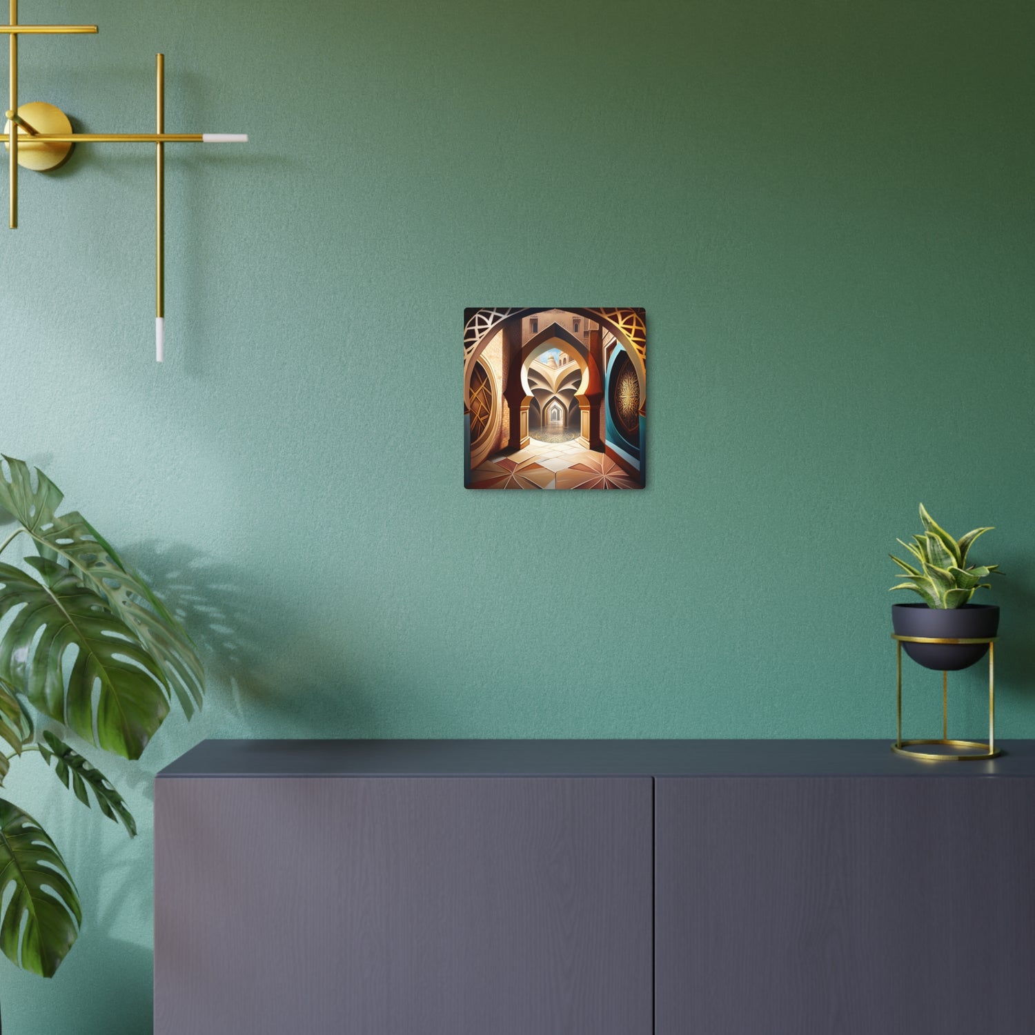 Moroccan Archway Metal Art Moorish Architecture Wall Decor - The Art Hub