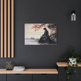 Metal Art Japanese Geisha Landscape Wall Art - The Art Hub