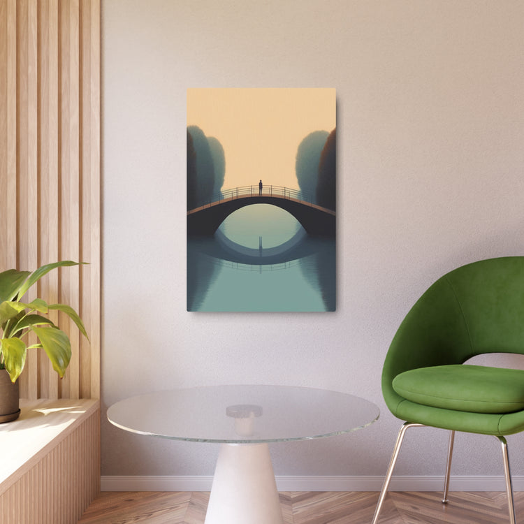 Metal Art  Serene Bridge Landscape Wall Decor - The Art Hub