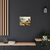 Metal Art Rustic Mountain Farm Scene Metal Art Wall Decor - The Art Hub