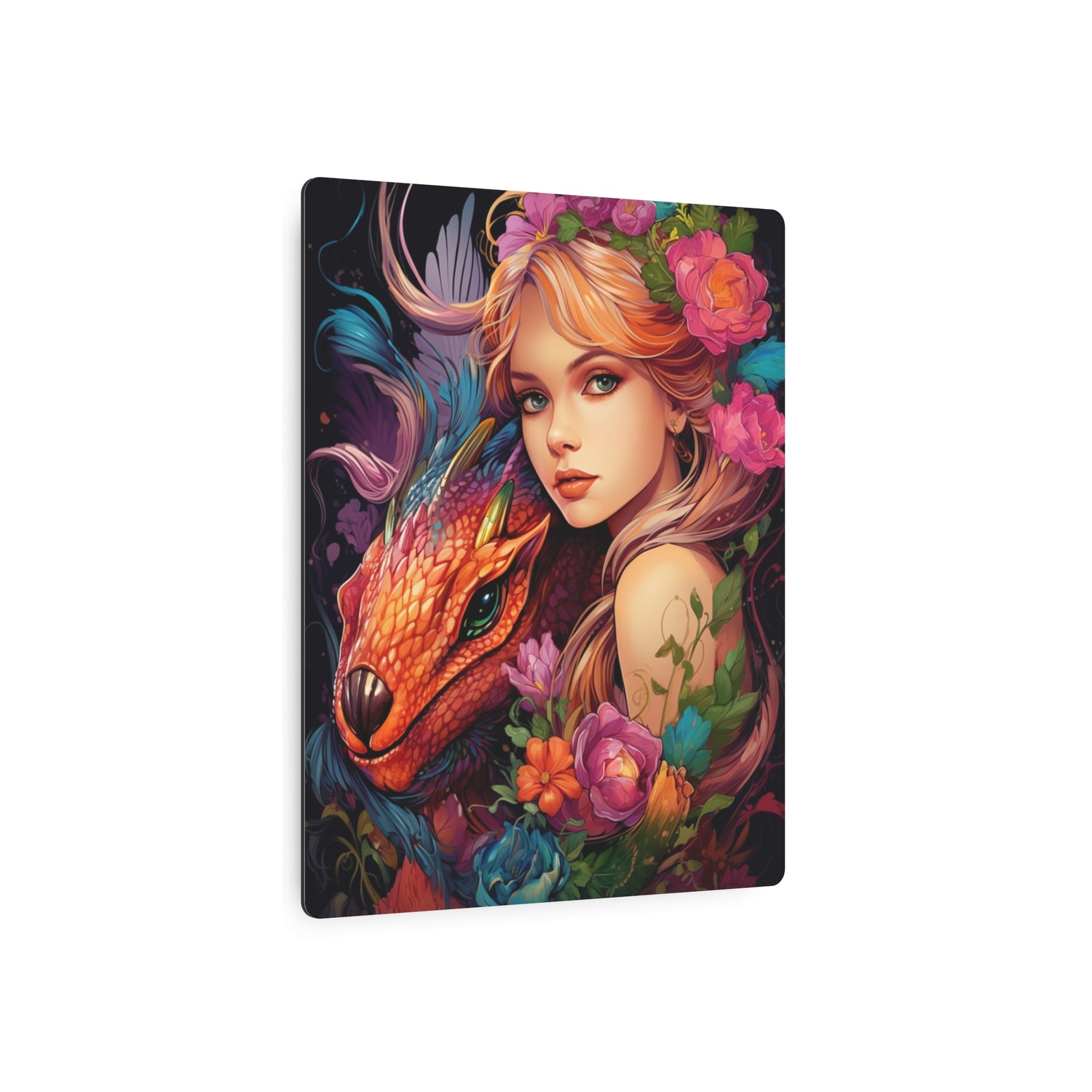 Fantasy Metal Art – Decorative Wall Plaque - The Art Hub