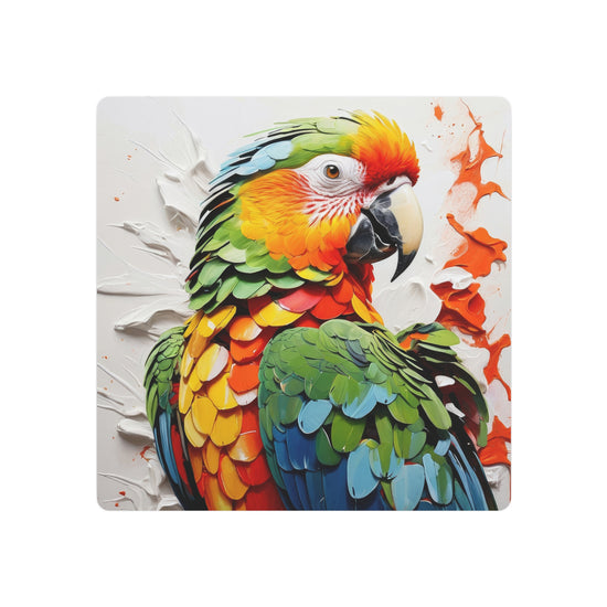 Colorful Parrot Metal Art Vibrant Tropical Wall Decor - The Art Hub