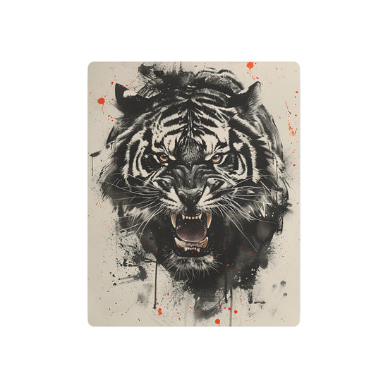 Roaring Tiger Metal Art Sign Fierce Wall Decor for Home, Office & Garage - The Art Hub