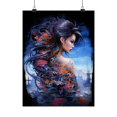 Fantasy Vertical Poster — Minimal Modern Wall Art - The Art Hub