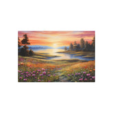 Metal ArtSunset Meadow Landscape Wall Art - The Art Hub