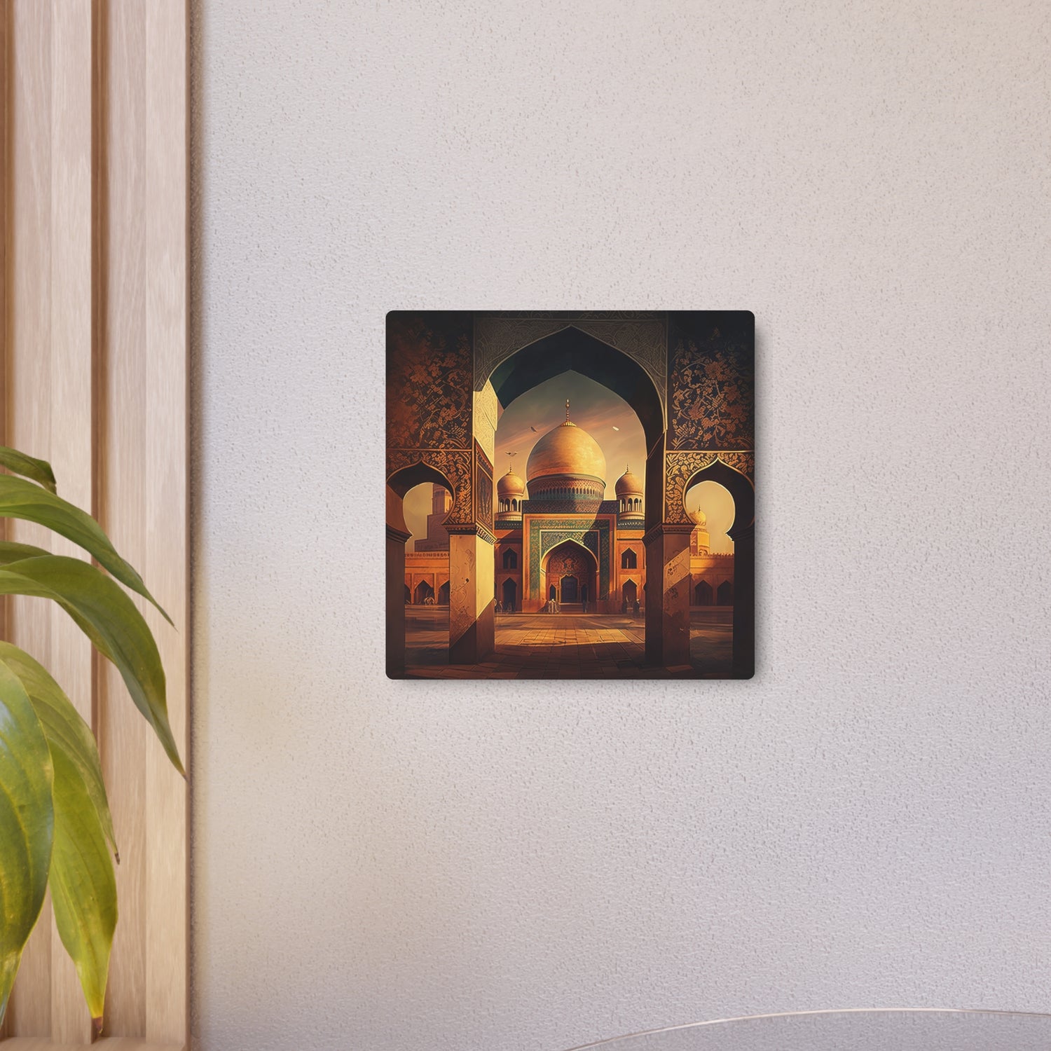 Metal Art Golden Mosque Archway Wall Decor - The Art Hub